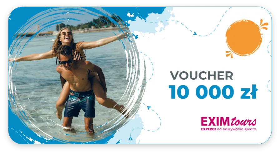 Voucher EXIM tours - 10 000 PLN